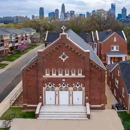 Luxury Rooftop Townhome In Restored Church 5 Mins To Dt